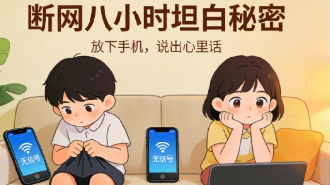 断网八小时坦白秘密 戳中无数当代人痛点