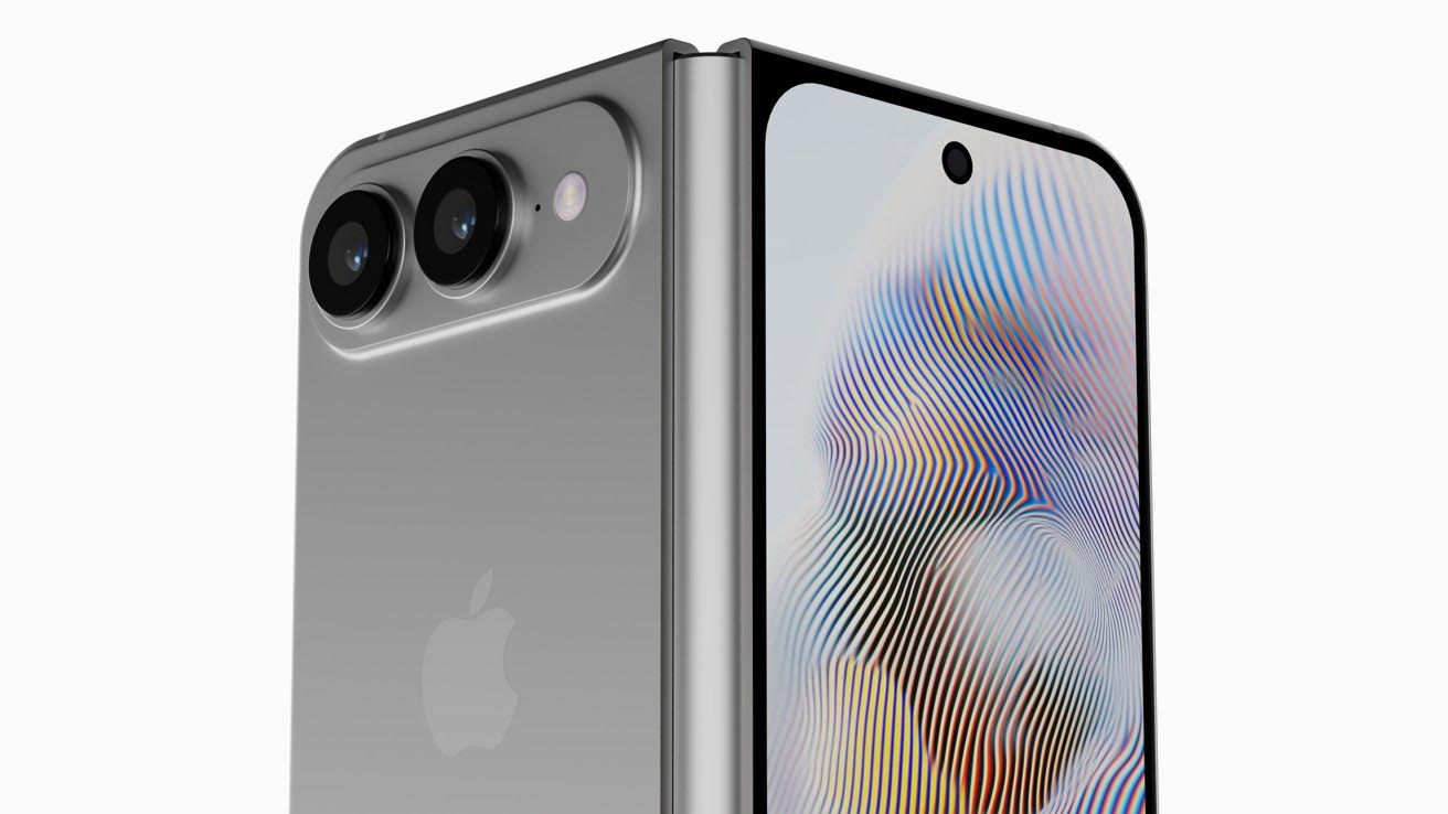 折叠屏 iPhone 渲染图曝光，新外观稳了