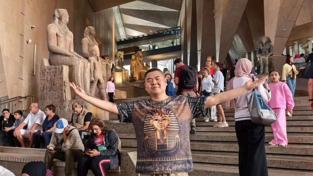 大埃及博物馆：参观“大楼梯”石刻展区