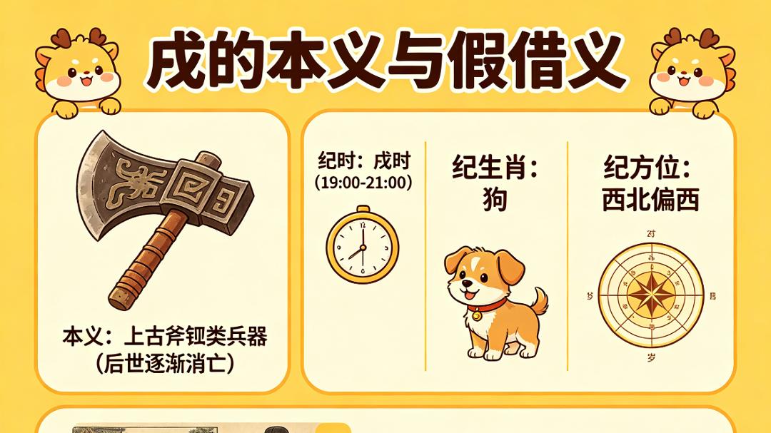五形近字：戊、戌、戍、戎、戒字义与字形详解丨文兴书舍