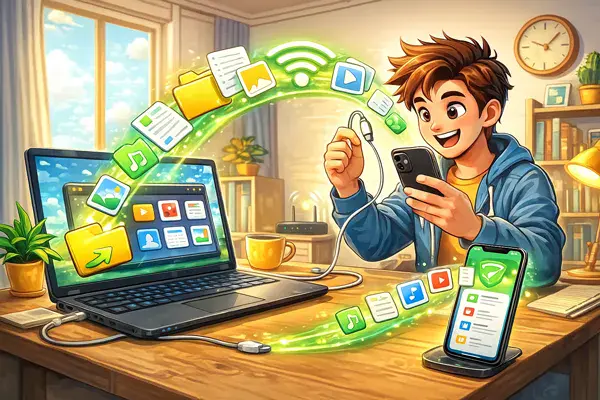 无需 iTunes 将文件从 PC 传输到 iPhone