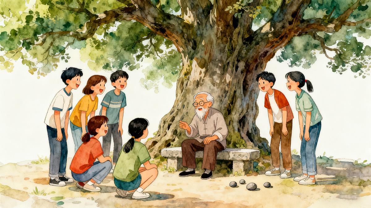 老爷爷讲地狱的故事