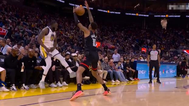 勇士恶汉追梦格林太坏了，回顾格林的恶行，