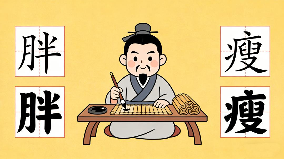 为什么瘦是病字旁而胖是肉月旁？丨文兴书舍