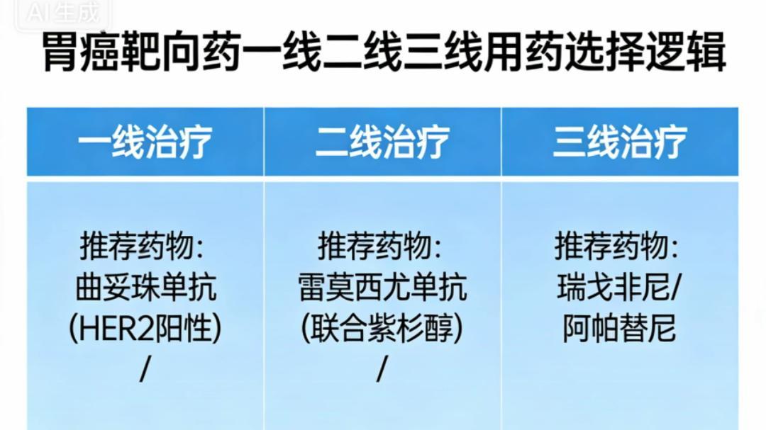 胃癌靶向药科普：2025年胃癌靶向药用药参考及医保报销攻略。