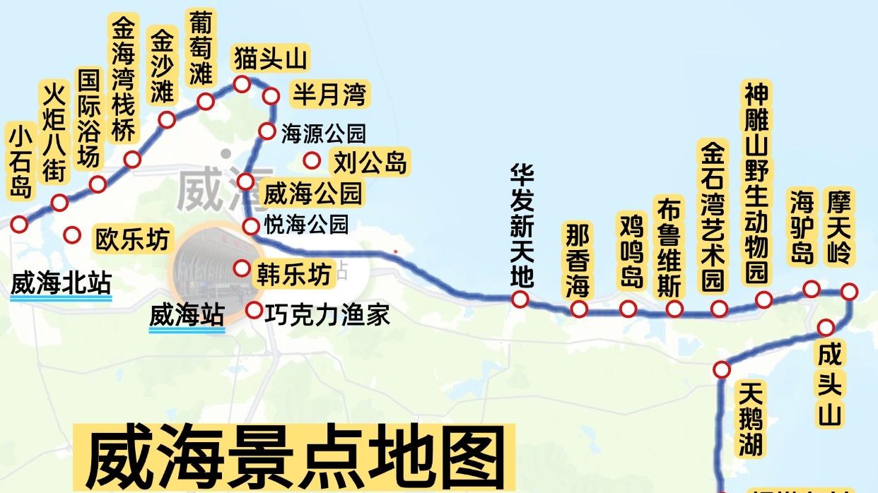 试过了，这才是威海游玩正确顺序