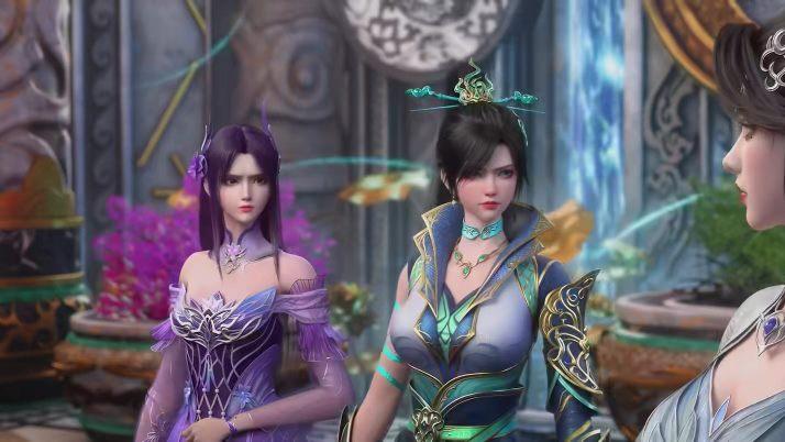 魂殿对天府联盟动手，萧炎萧薰儿强势救人，三大美女也终于回归了