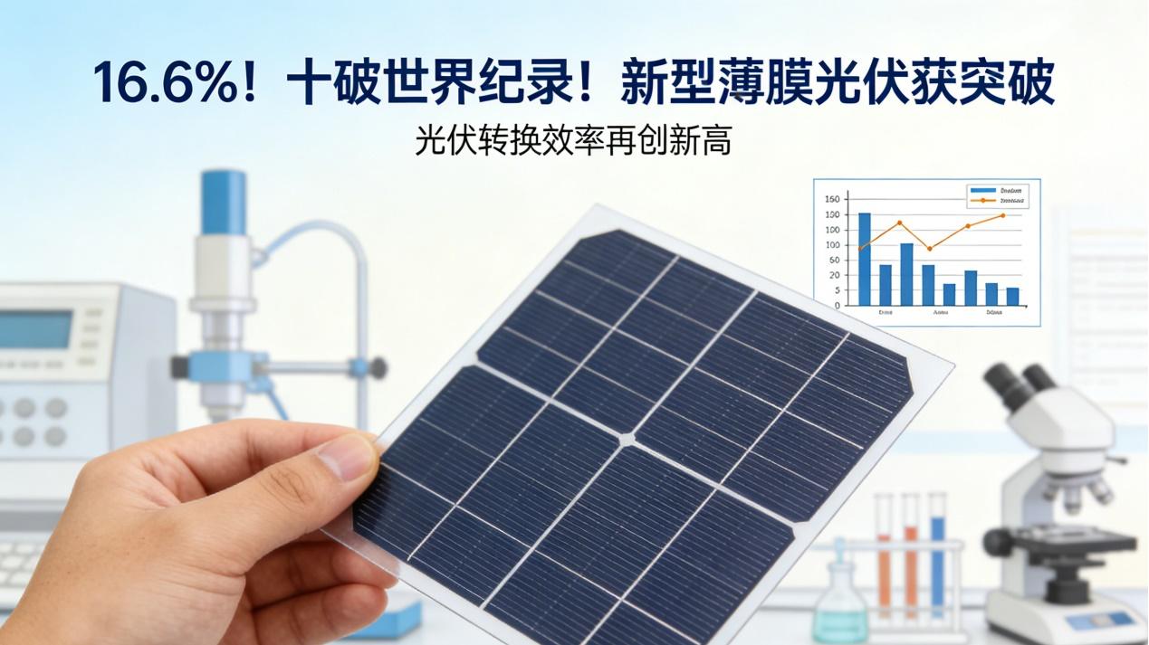 16.6%！中国光伏“新王牌”十破世界纪录，它凭什么能改变未来？