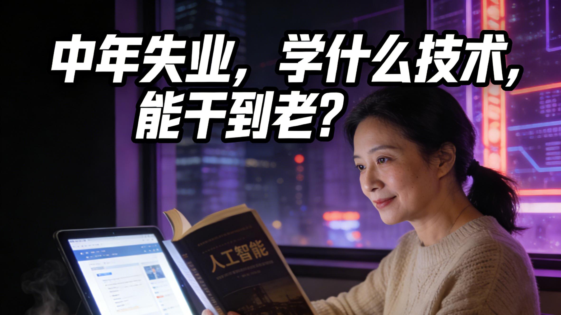 中年失业，学什么技术能干到老？教育技术老师的真心话