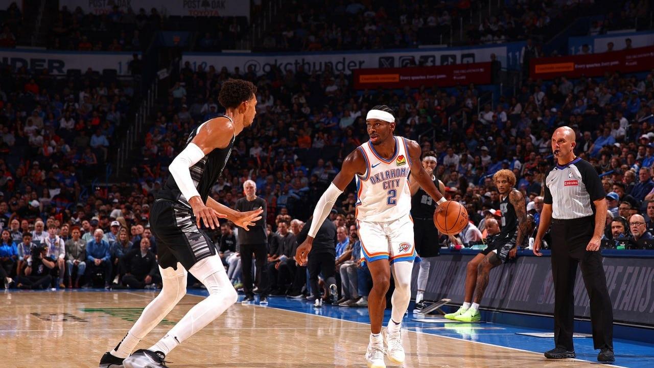 同时拿下MVP和DPOY？马刺常规赛四杀雷霆，文班比SGA更该拿MVP？