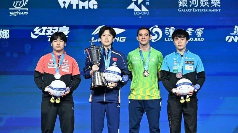 王楚钦积分增加，松岛辉空排名上升，向鹏排名第17位