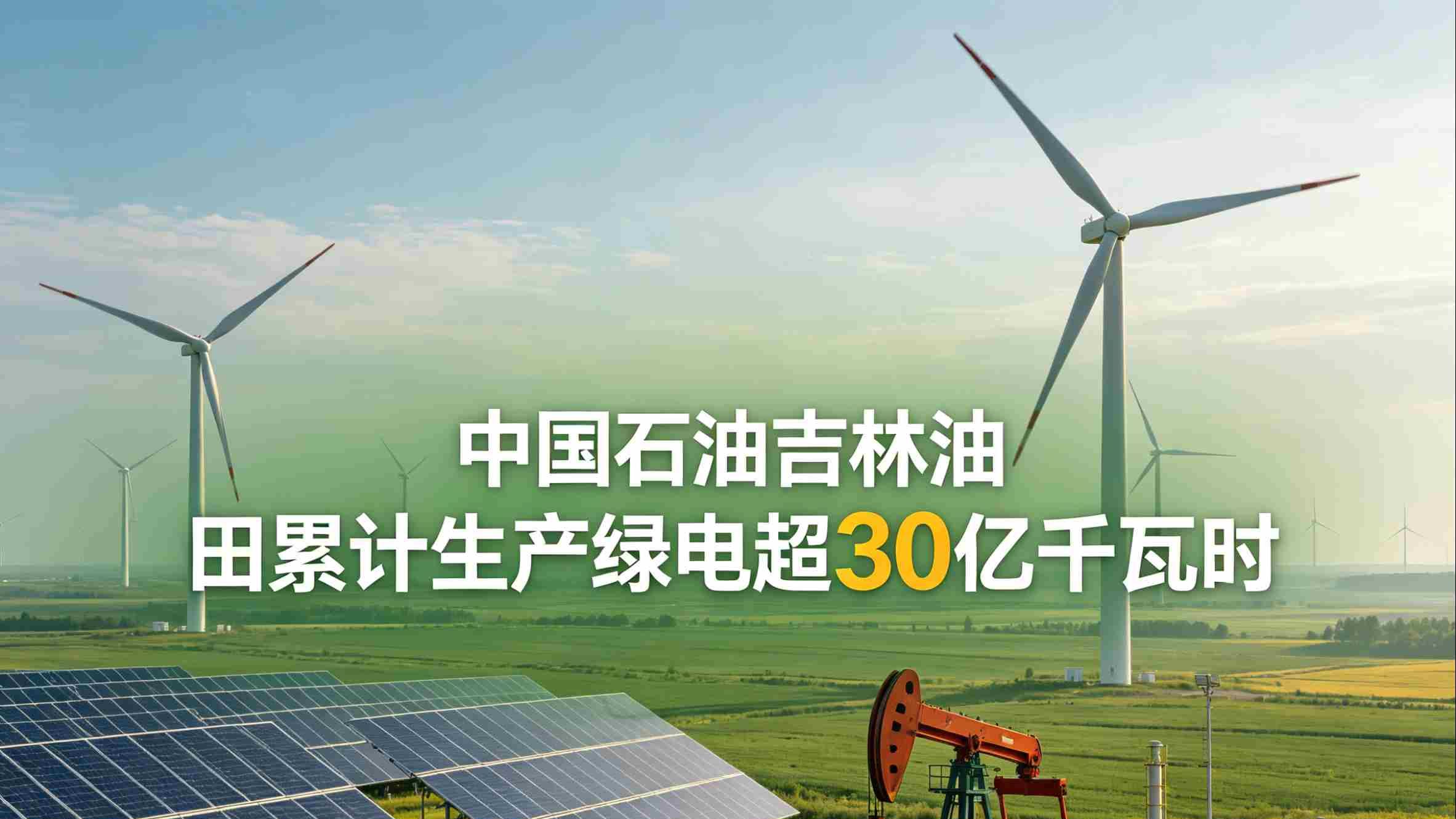 “捕风捉光”赚了30亿度电！吉林油田的“第二主业”为何这么牛？