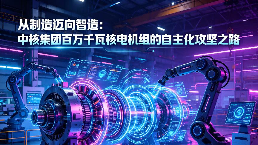 从制造迈向智造：中核集团百万千瓦核电机组的自主化攻坚之路