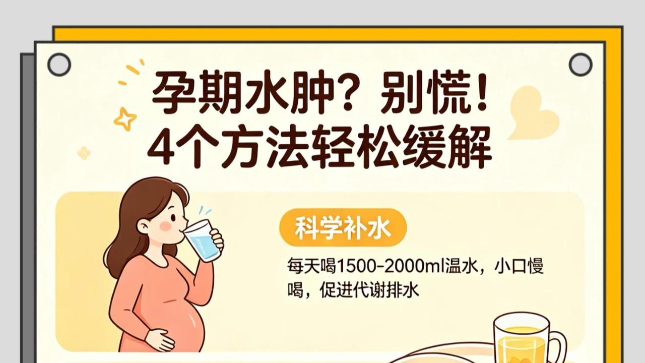 亲爱的准妈妈们，到了孕中晚期，是不是发现原本纤细的脚踝和小腿变得圆润了