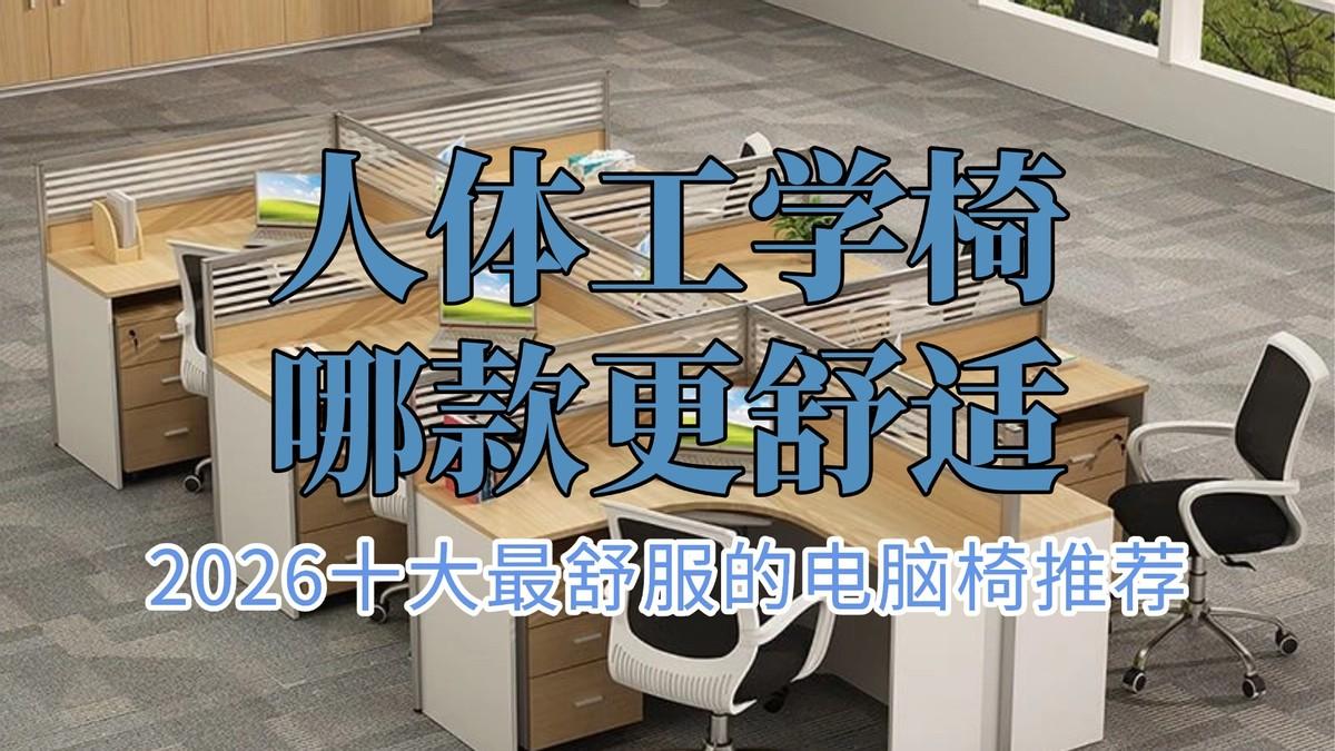 人体工学椅哪款更舒适？2026十大最舒服的电脑椅推荐