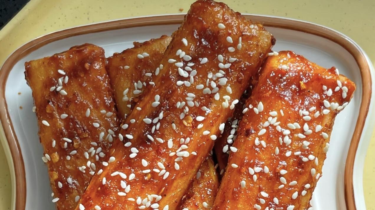 甜辣暴击！脆皮年糕条的“神仙吃法”被我拿捏了