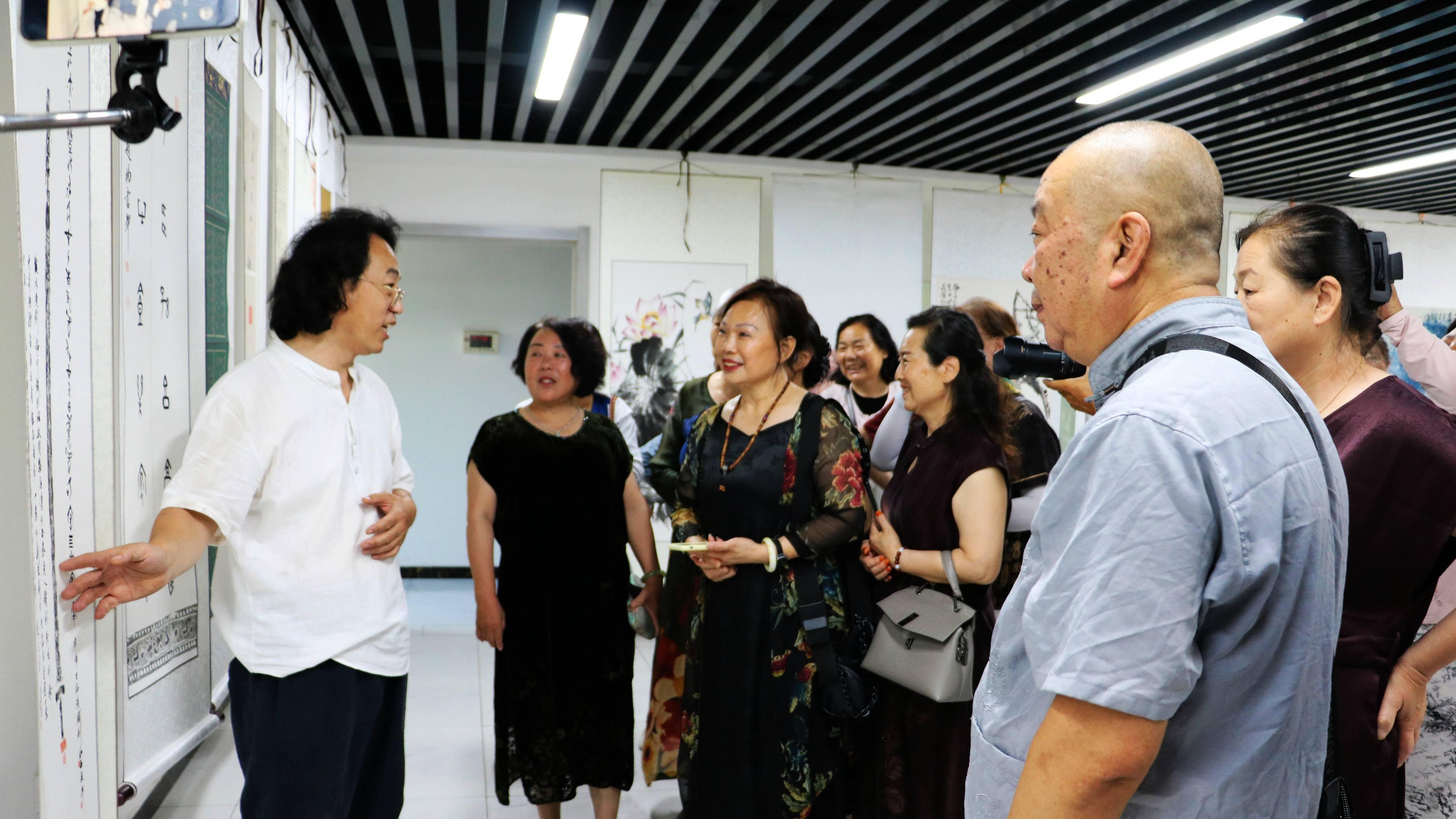 翰墨润北关 丹青颂党恩 安阳市北关区主题书画展圆满举办