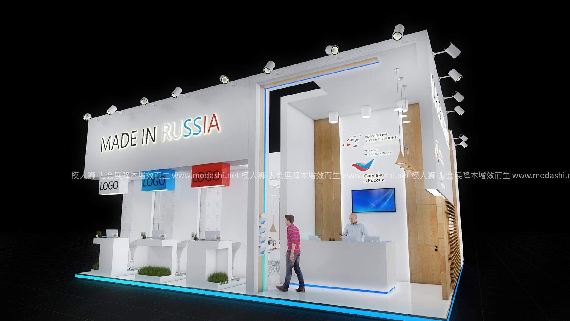 展台3D模型导入变形是什么情况？---模大狮模型网