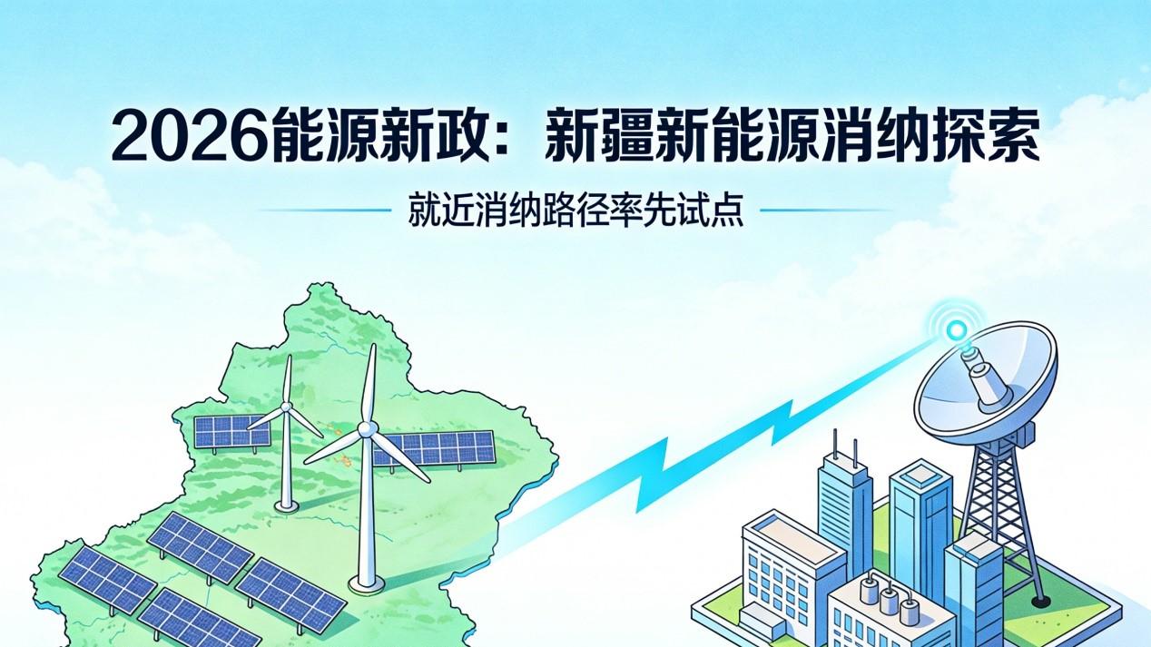 2026年能源新政发布：新疆率先探索新能源就近消纳路径