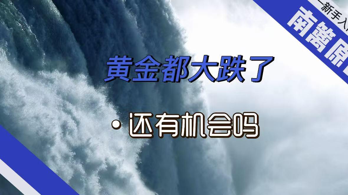 【南篱/随笔】黄金都大跌了，还有机会吗