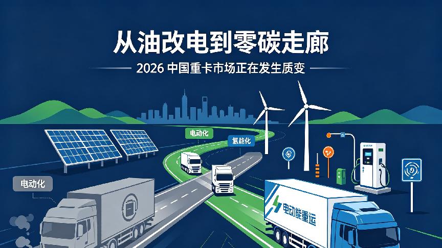 从油改电到零碳走廊：2026年，中国重卡市场正在发生质变