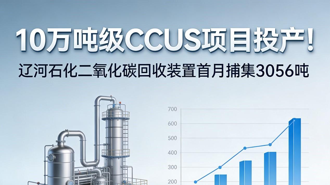 10万吨级CCUS项目投产！辽河石化二氧化碳回收装置首月捕集3056吨