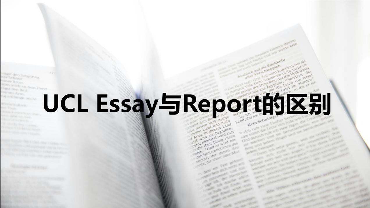UCL Essay与Report有什么区别？