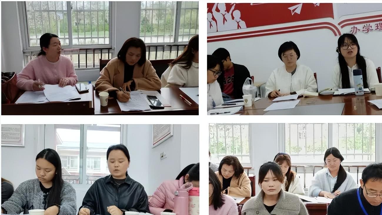 阜南五初携手王店孜乡中心学校开展共同体学校英语教研活动