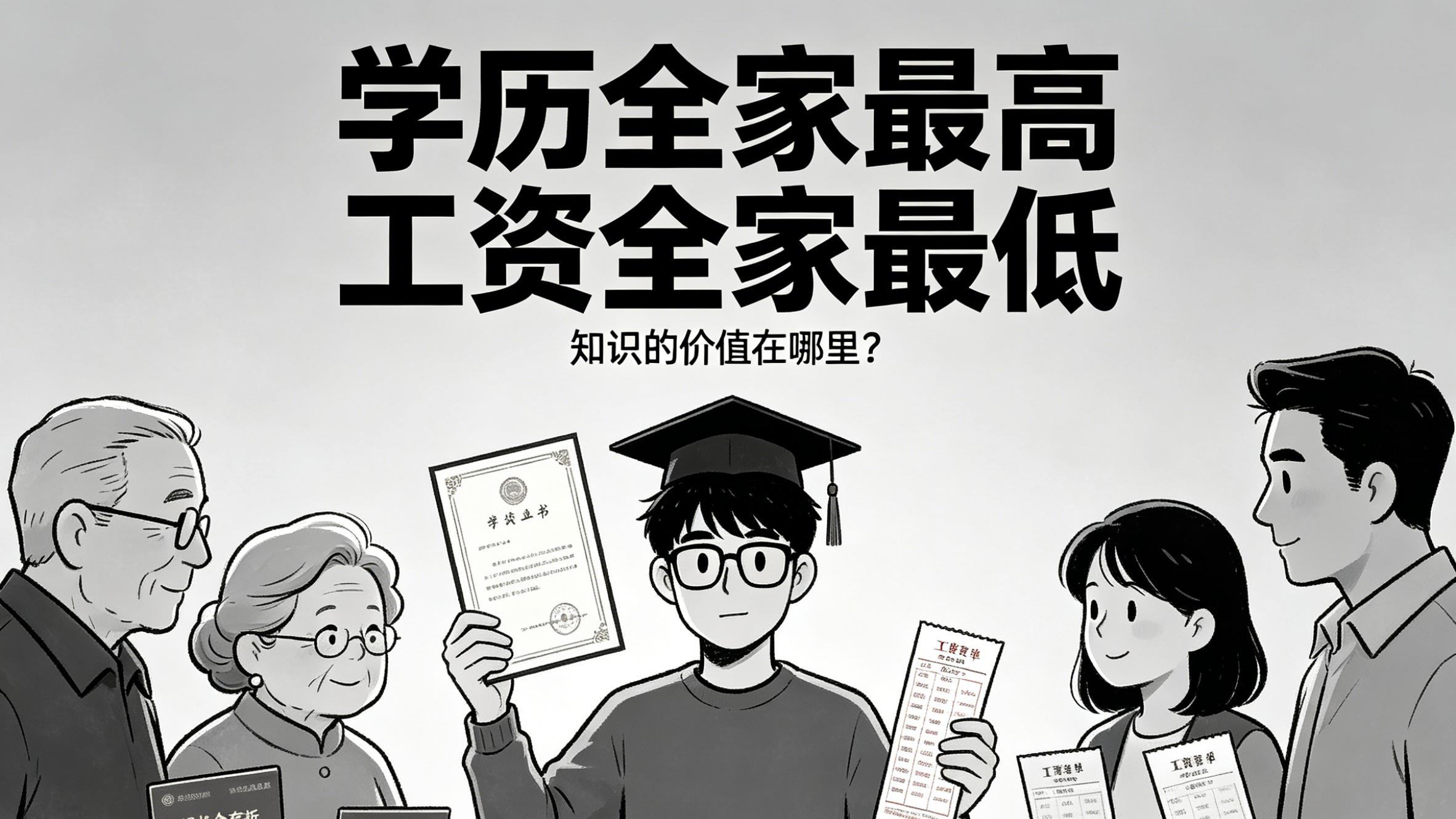 “学历全家最高，工资全家最低”：这届年轻人的自嘲藏着多少心酸