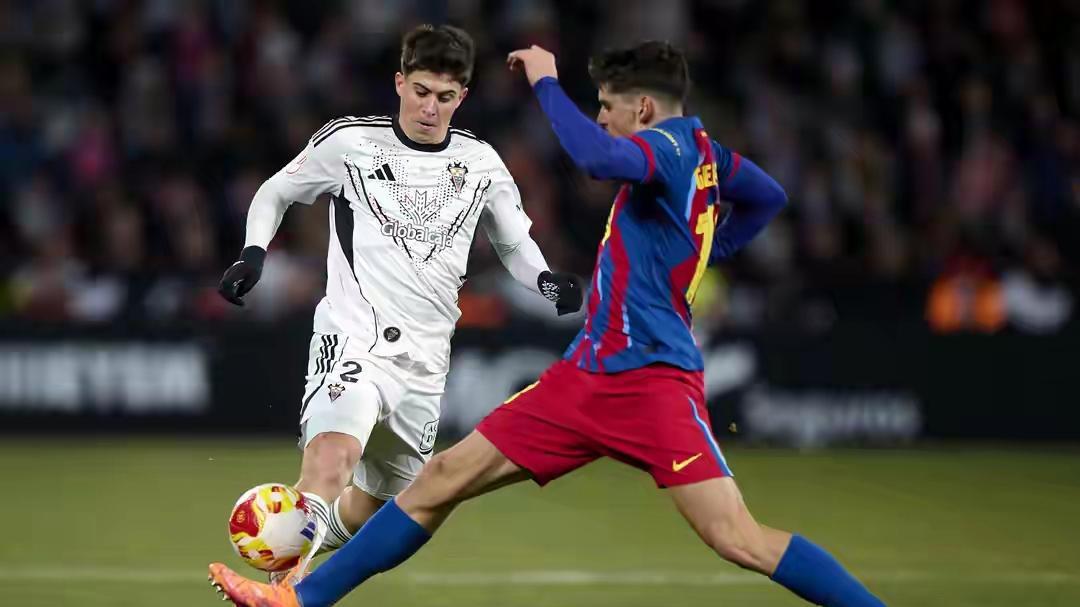 巴萨客场2-1击败阿尔巴塞特 豪取17战16胜重返国王杯巅峰行列