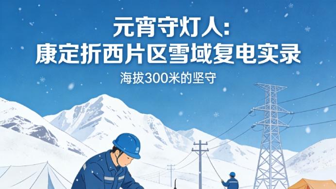 3500米海拔上的“元宵守灯人”：康定折西片区雪域复电实录