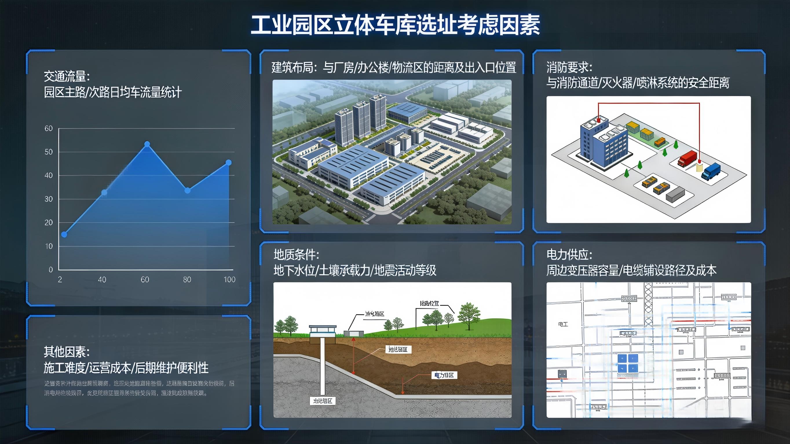 工业园区立体车库选址要考虑哪些因素？