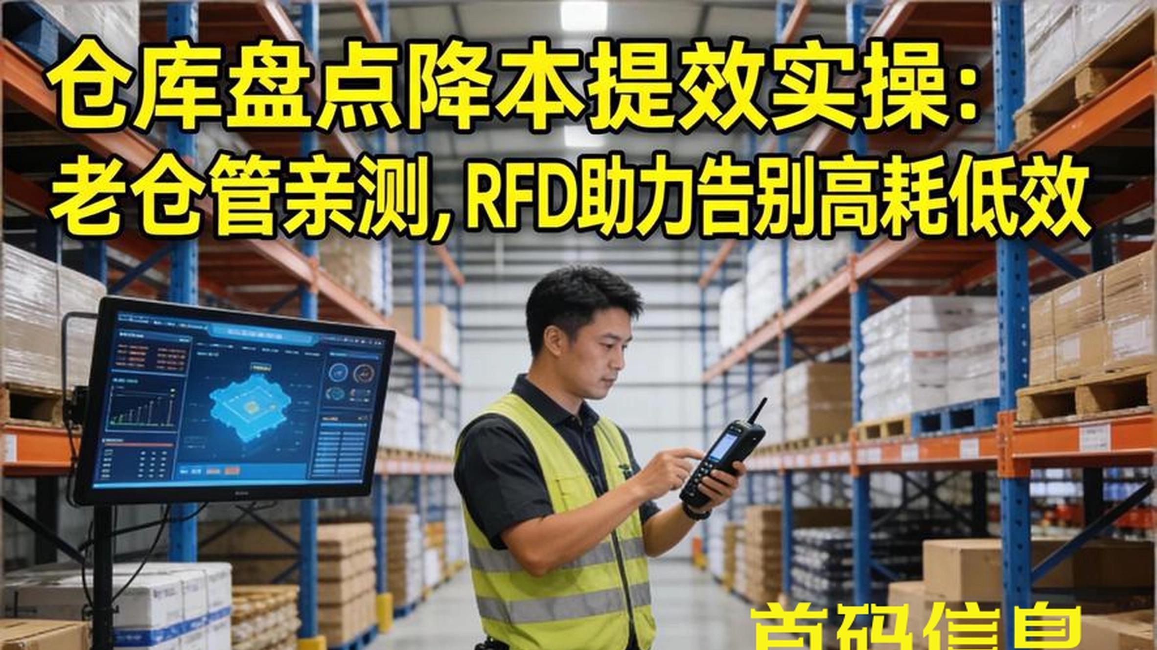 仓库盘点降本提效实操：老仓管亲测，RFID助力告别高耗低效