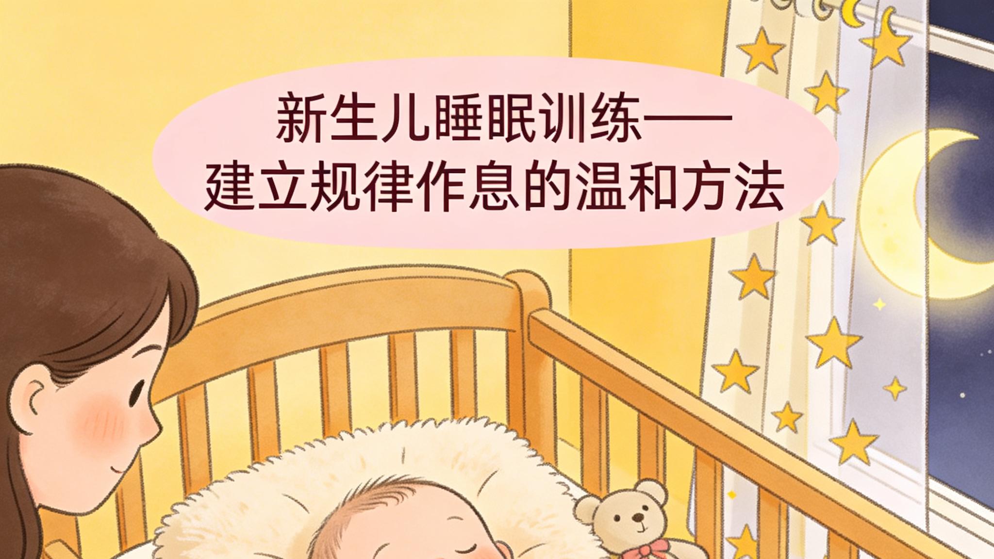 新生儿睡眠训练——建立规律作息的温和方法