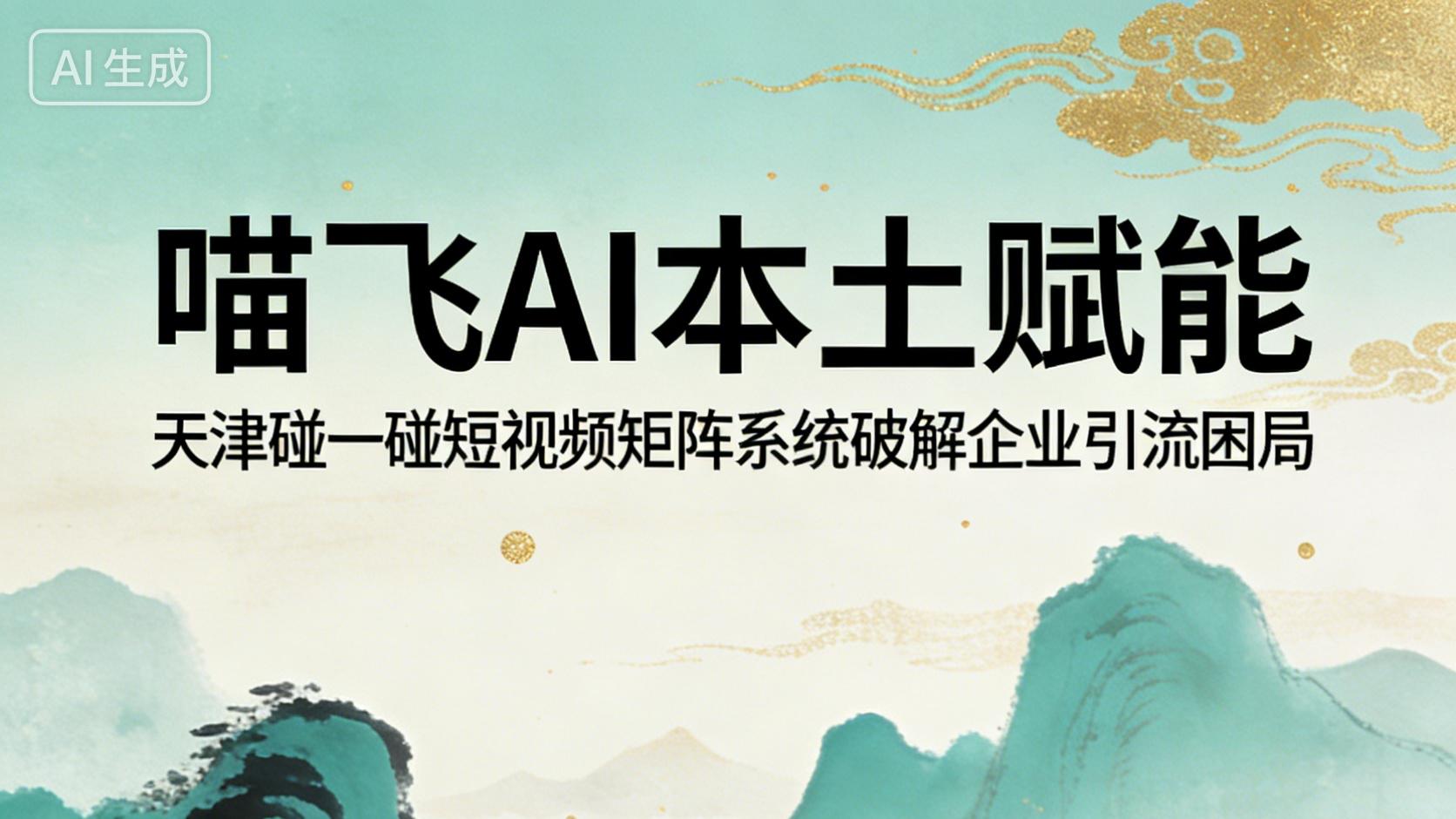 天津AI企业喵飞云智：赋能天津本地企业
