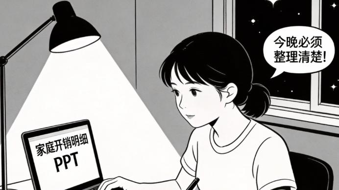 婆婆在小区传我克扣家用，我把家庭账本做成PPT在业主群宣讲