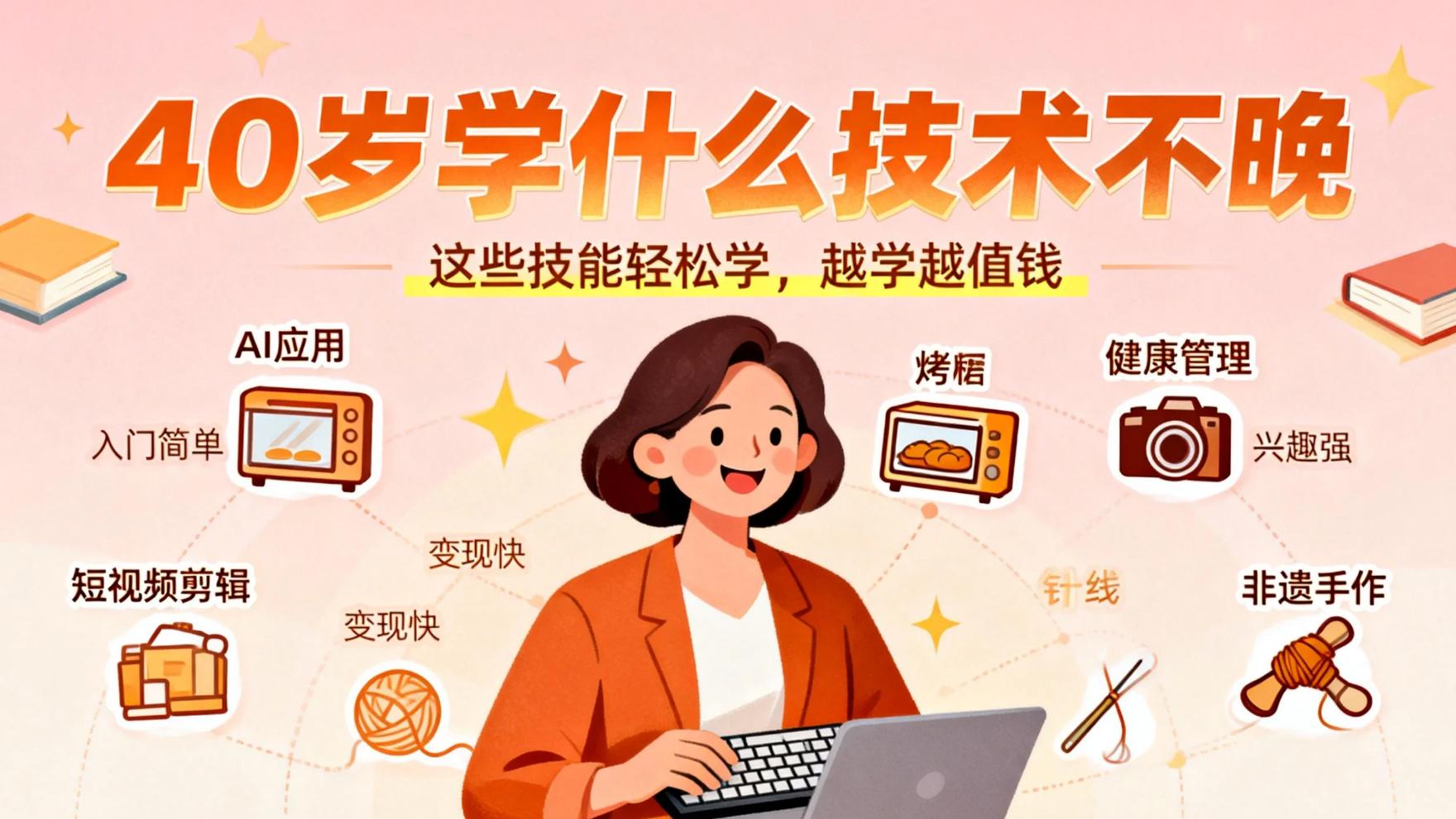 40岁学什么技术不晚？从零基础转行剪辑的过来人真心话