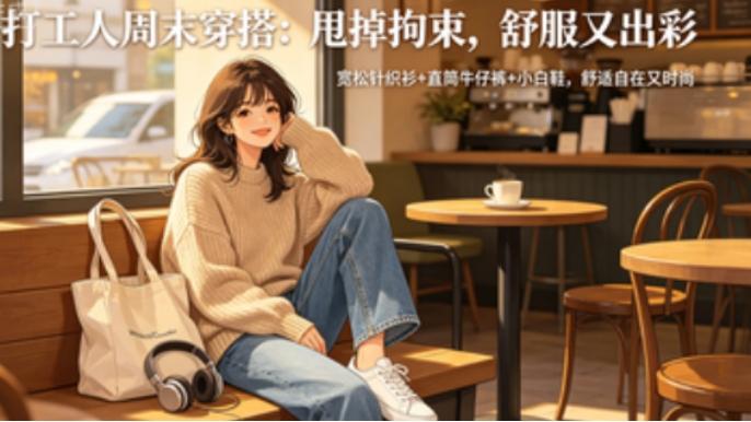 ​打工人周末穿搭 甩掉拘束舒服又出彩