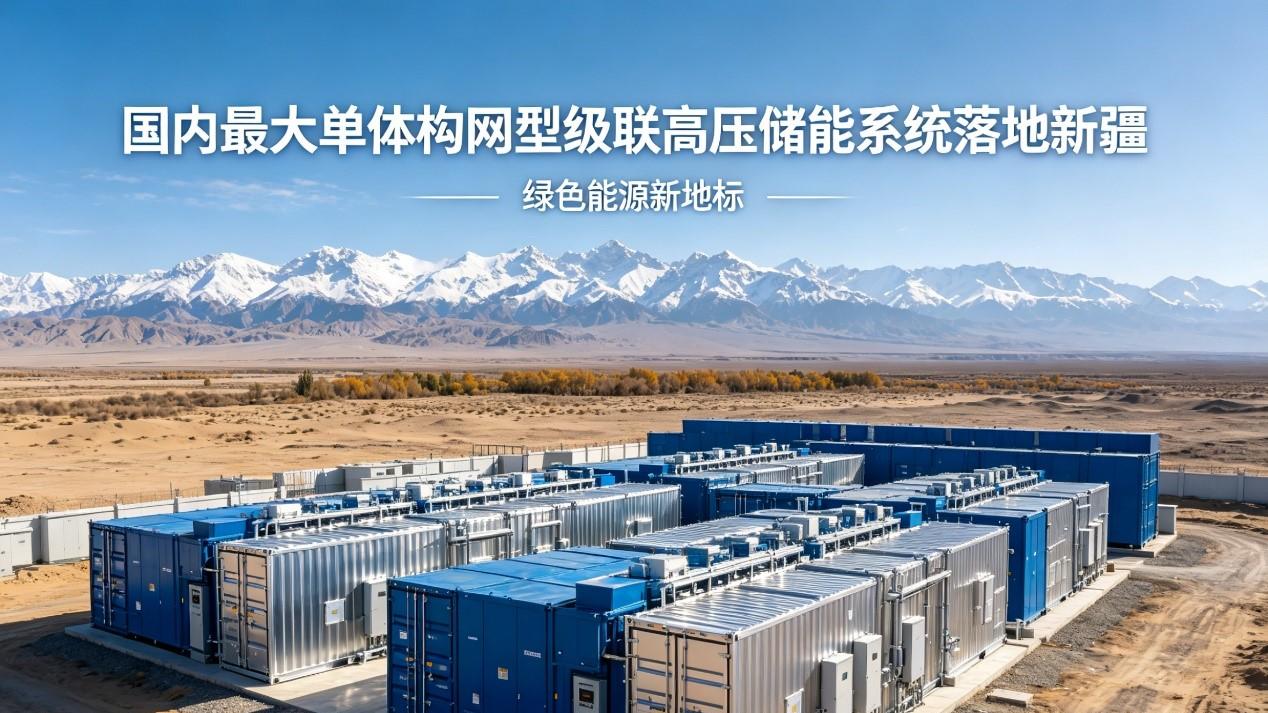 国内最大单体构网型储能落地，高压直挂技术如何“主动构网”？