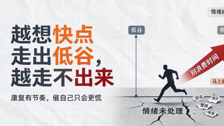 为什么你越“想快点走出低谷”，越走不出来？