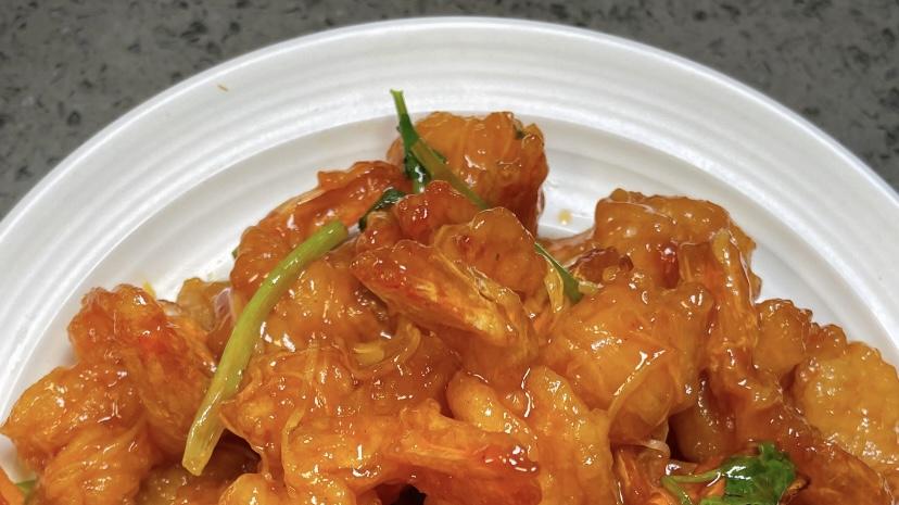 番茄锅包虾：一口酸甜酥脆，藏满家常小欢喜