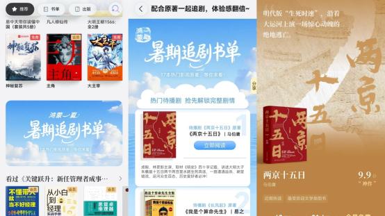 暑假等《两京十五日》剧集等得心痒，我先在华为阅读把原著读完了