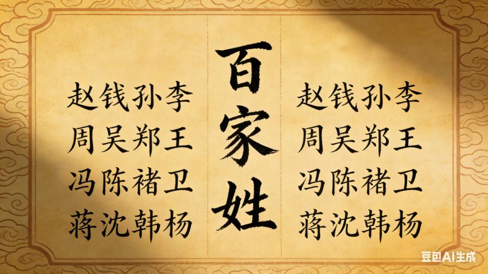 为什么《百家姓》开头是赵钱孙李