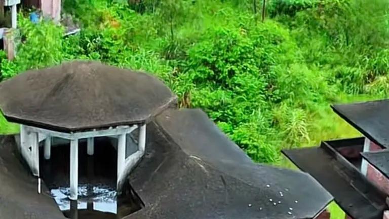 东莞谢岗隐藏了一处烂尾别墅，周围杂草丛生，可惜了