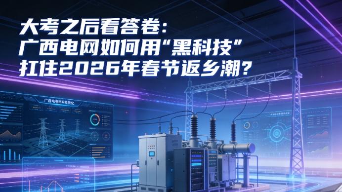 大考之后看答卷：广西电网如何用“黑科技”扛住2026春节返乡潮？