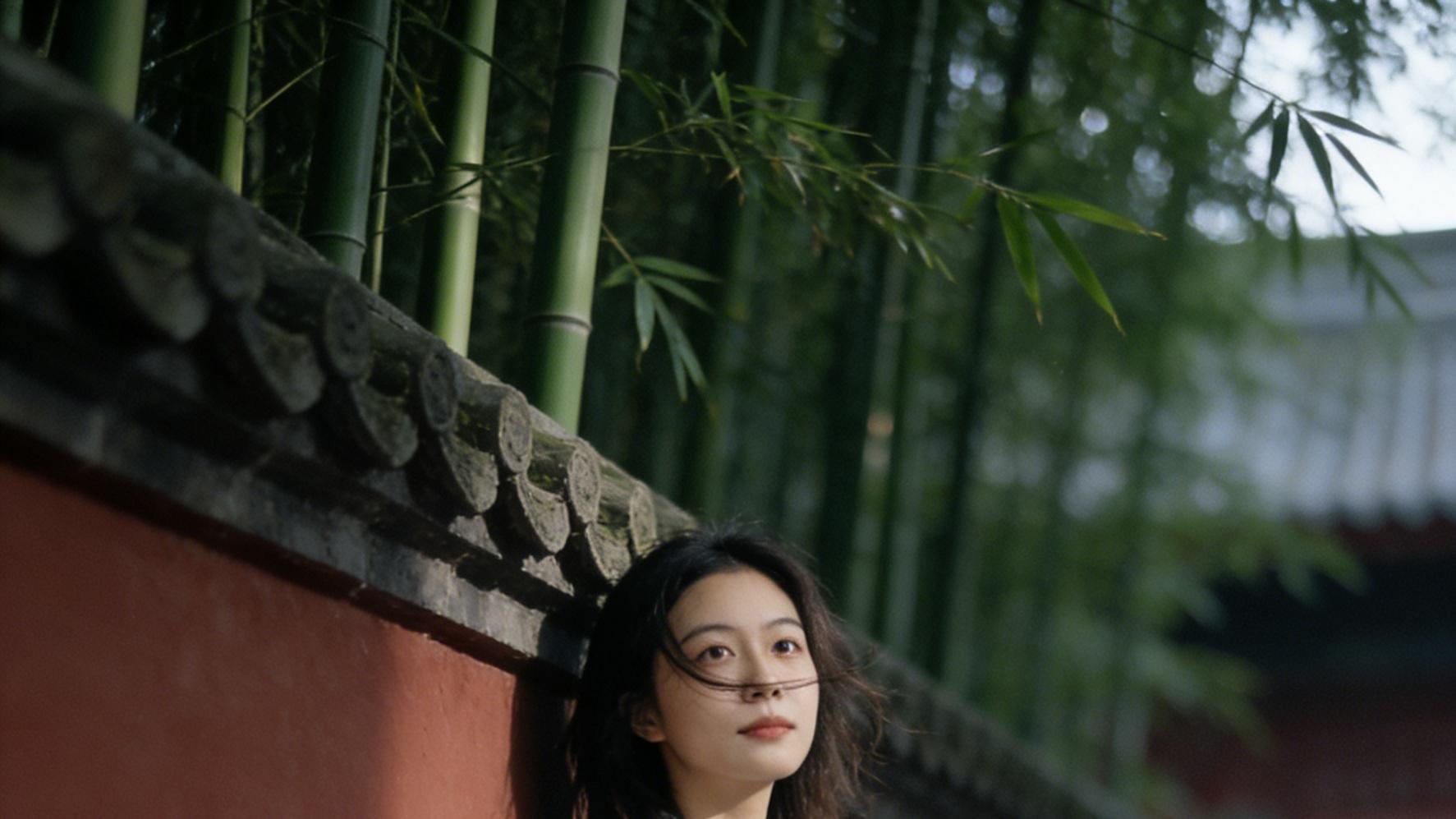 红墙襦裙少女｜把古典穿在身上🌼