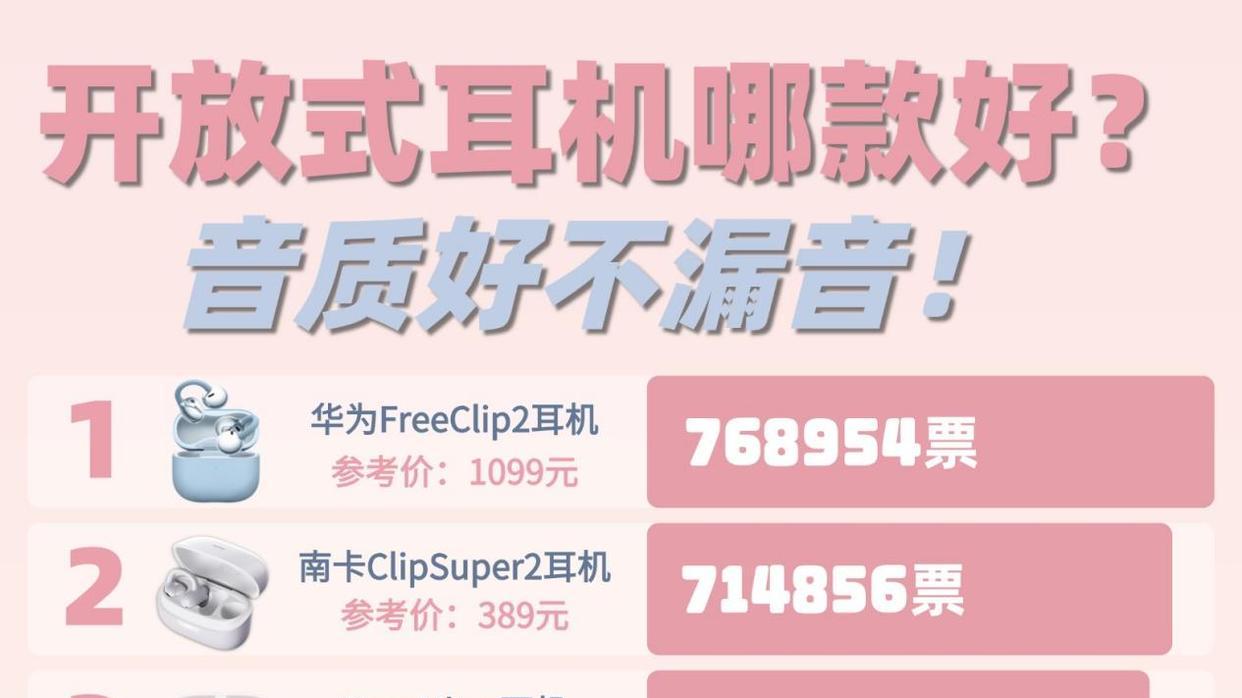 2026开放式耳机什么牌子好？十大好用的高性价比开放式耳机推荐