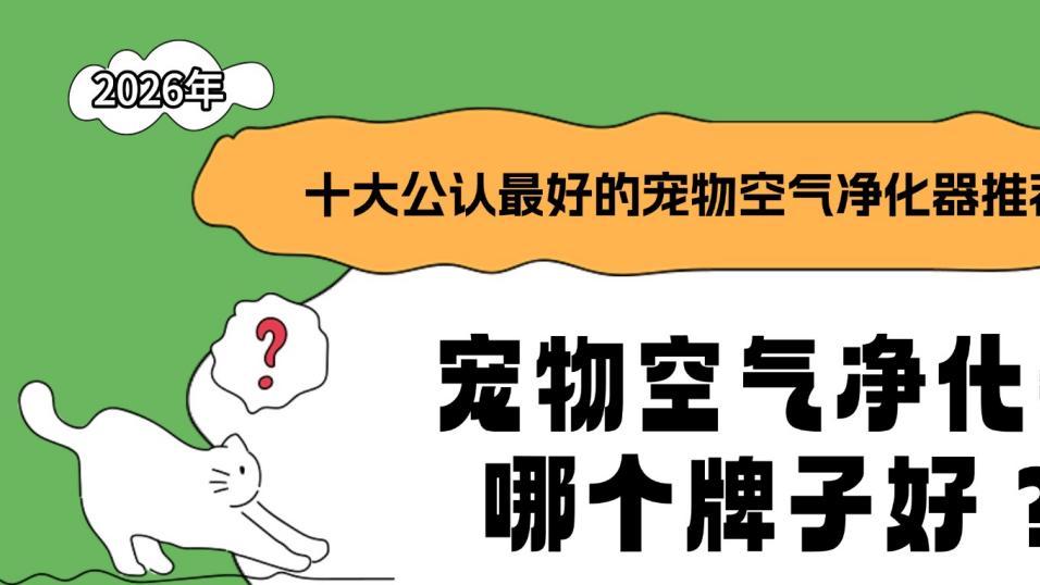 宠物空气净化器哪个牌子好？十大公认最好的宠物空气净化器推​荐