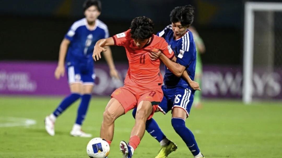 U17亚洲杯决赛，中国队2-3撼负日本队，失落冠军！