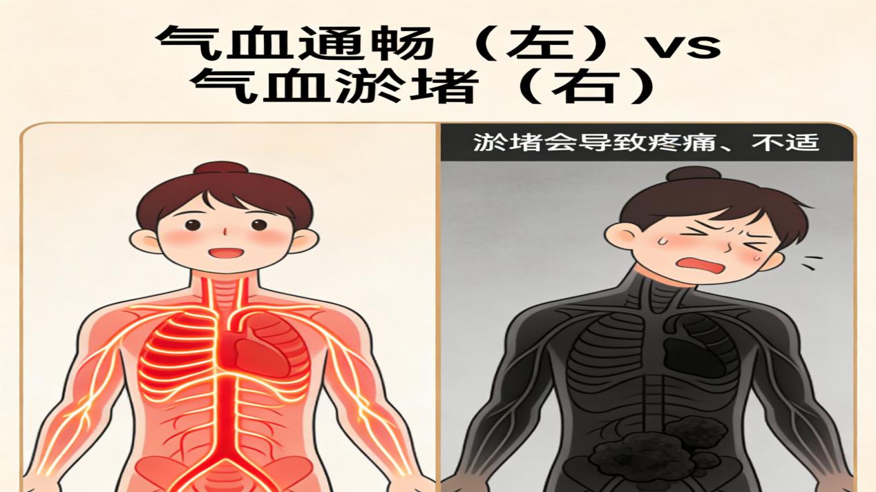 久坐、熬夜竟然会堵气血？教你轻松通经络、止疼痛